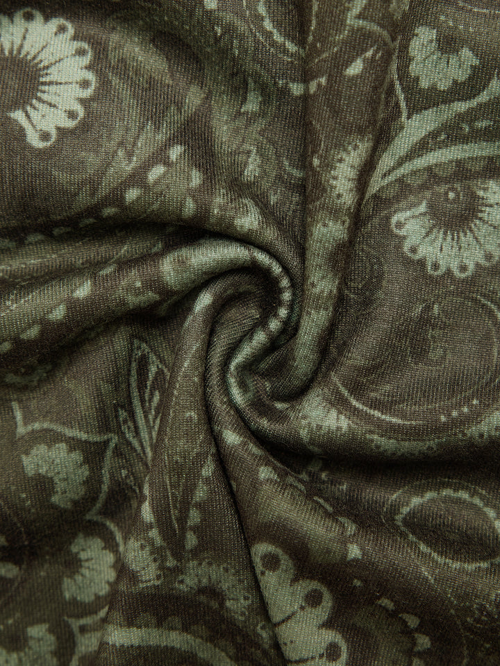 BANDEAU BOHO PAISLEY Asimétrico fuera del hombro Mujeres
