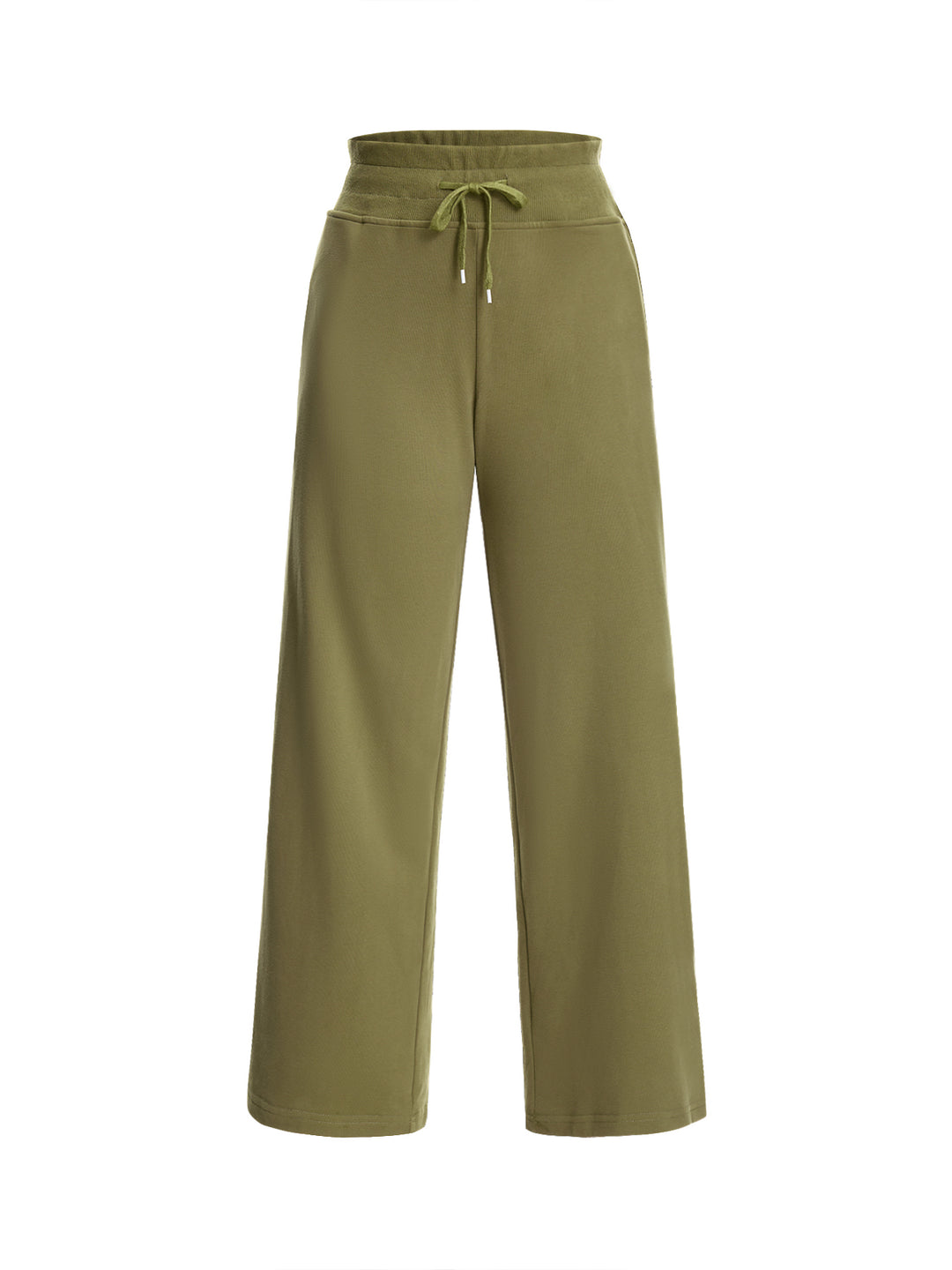 Pantalones de chándal con cordón de pierna ancha de la pierna ancha