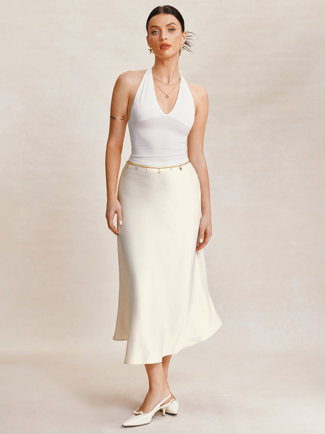 Sirena elegante maxi donna gonna
