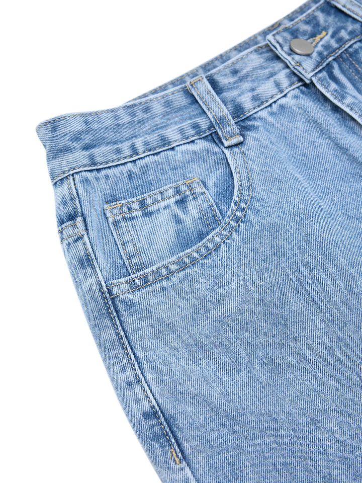 Straight Casual Long Women Jeans