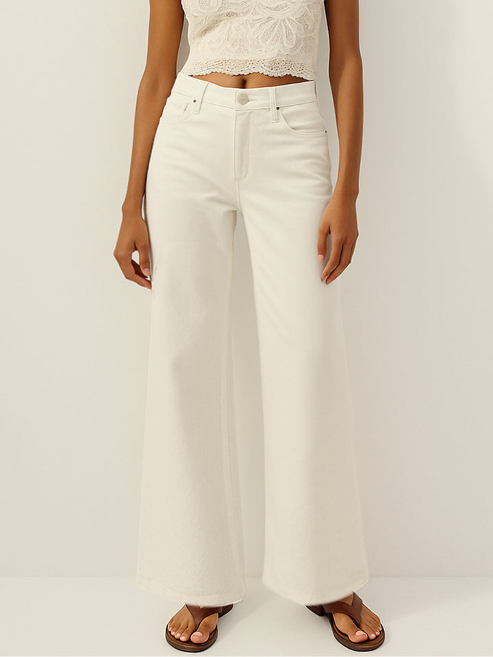 Flared Casual Long Women Jeans