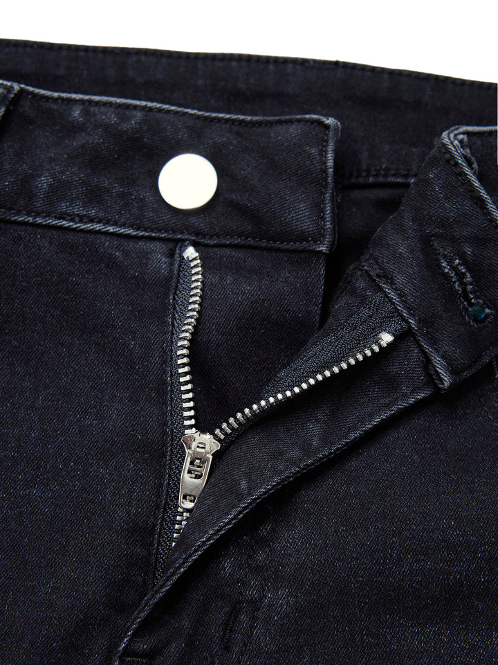 Lápiz casual casual jeans de mujer larga lavada