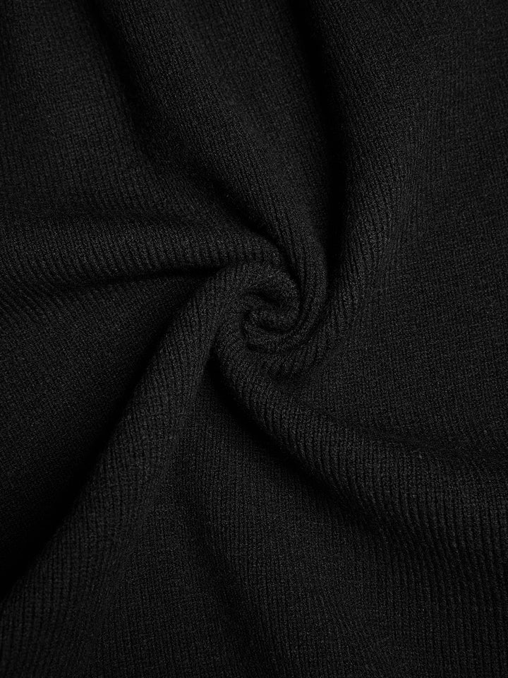 Cardigans de mujeres de mangas regulares con cuello vano V casual V
