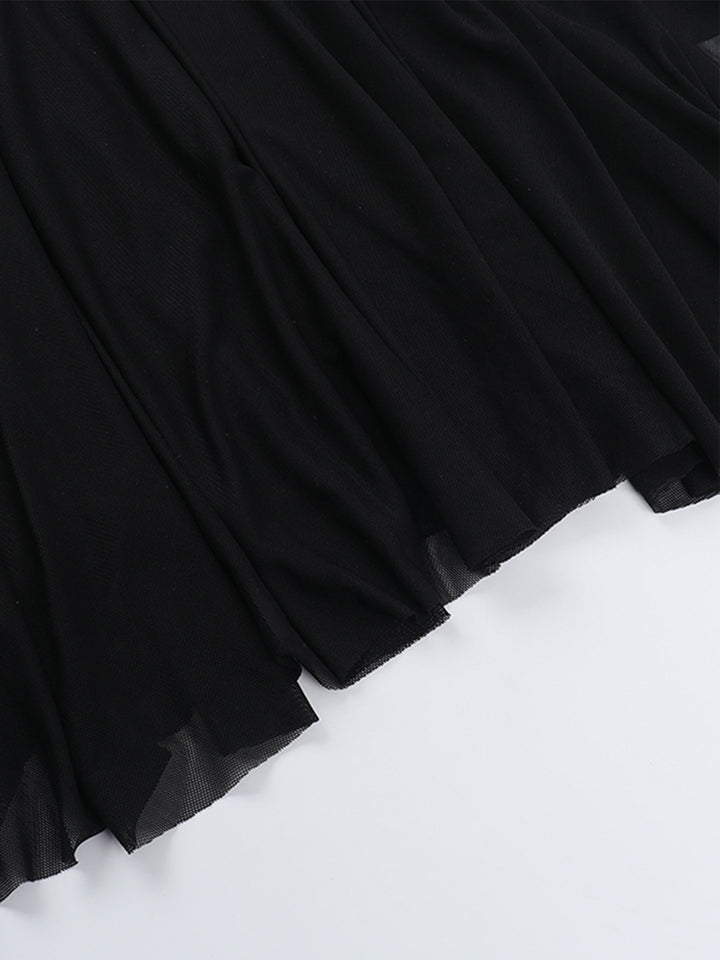 Túnica elegante Vestido de mujeres maxi de cuello asimétrico sin espalda