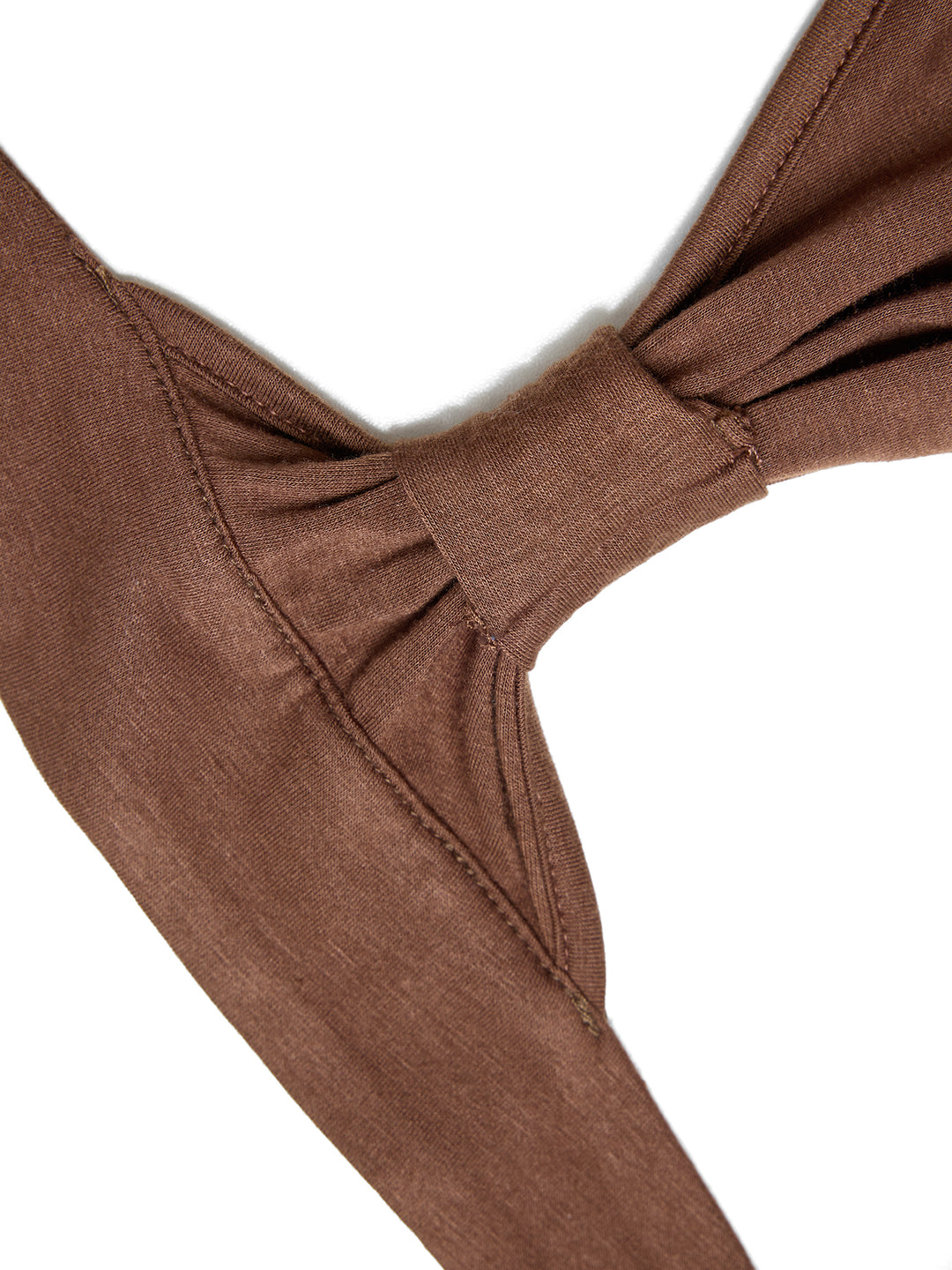 Abito da donna midi a fessura del collo della cavezza annodata.