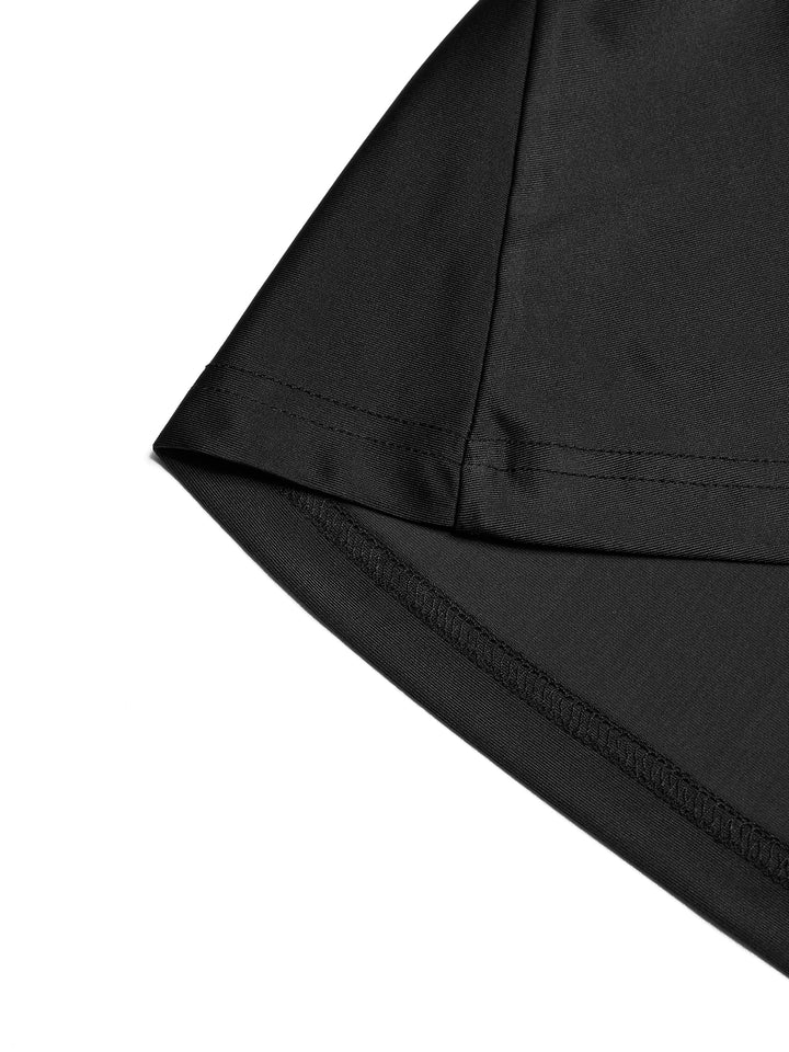 Vestido de mujeres con mangas regulares de cuello de capucha casual