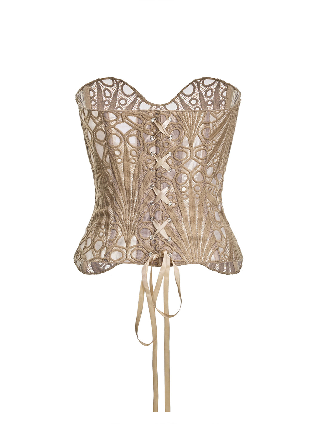 Corsé asimétrico de Bandeau Party Hollow Out Fomen Women Top